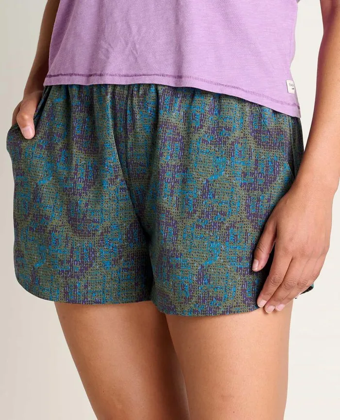 Women Shorts Toad and Co Sunkissed PullOn Short II Shasta Print