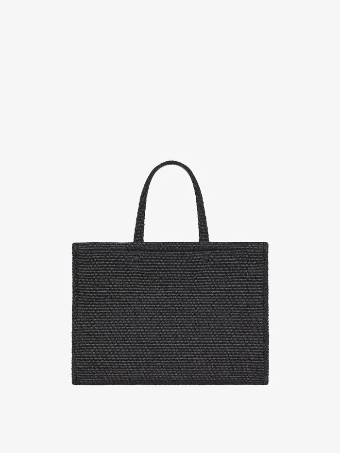 Women Shoulder Bags Givenchy Medium GTote Bag In Raffia Black Women Shoulder Bags Givenchy Medium GTote Bag In Raffia Black