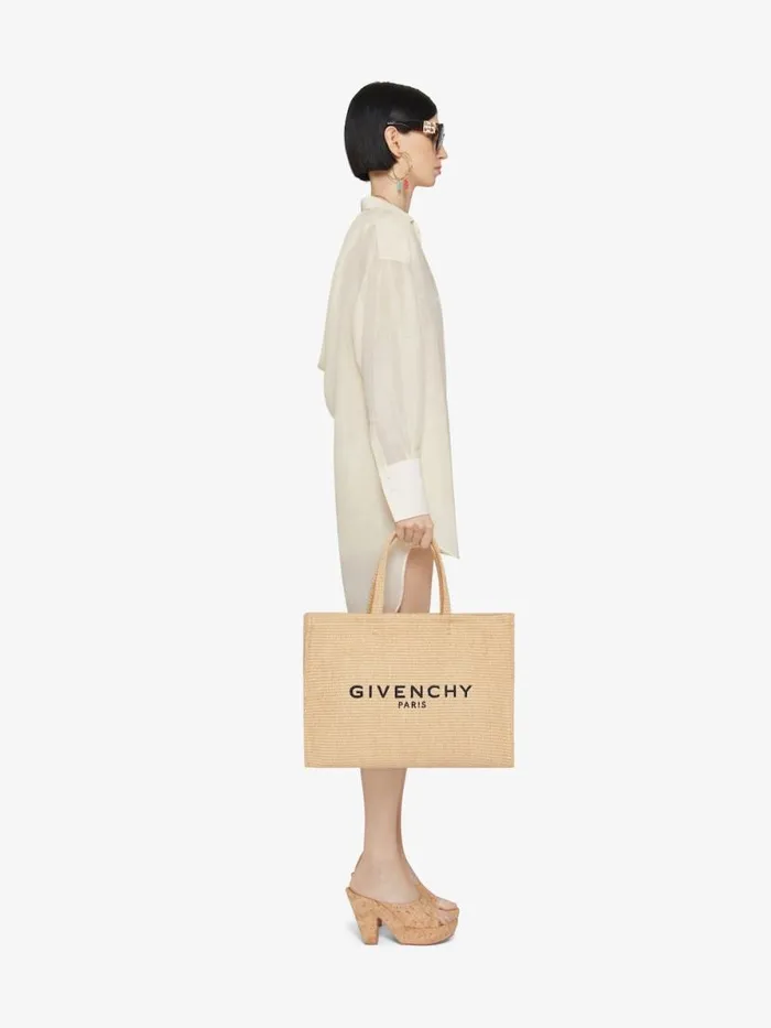 Women Shoulder Bags Givenchy Medium GTote Bag In Raffia Natural Women Shoulder Bags Givenchy Medium GTote Bag In Raffia Natural