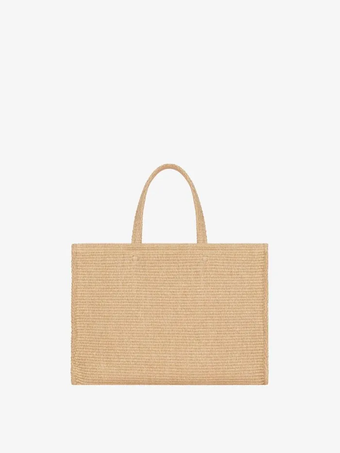 Women Shoulder Bags Givenchy Medium GTote Bag In Raffia Natural Women Shoulder Bags Givenchy Medium GTote Bag In Raffia Natural