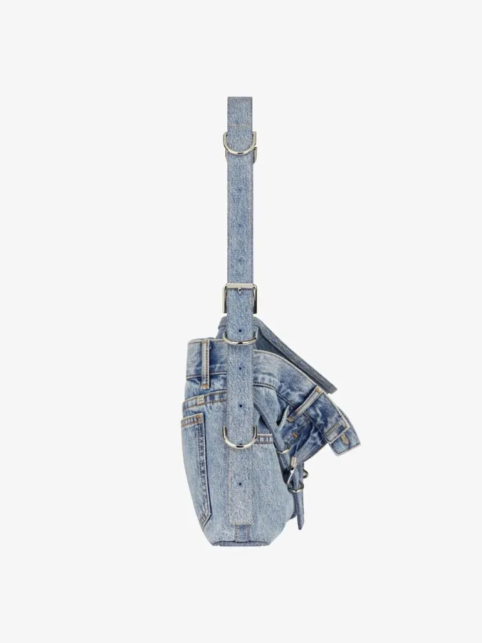 Women Shoulder Bags Givenchy Medium Voyou Boyfriend Bag In Jeans Medium Blue Women Shoulder Bags Givenchy Medium Voyou Boyfriend Bag In Jeans Medium Blue