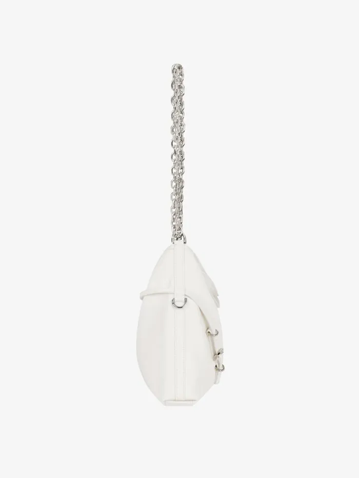 Women Shoulder Bags Givenchy Medium Voyou Chain Bag In Leather Ivory Women Shoulder Bags Givenchy Medium Voyou Chain Bag In Leather Ivory