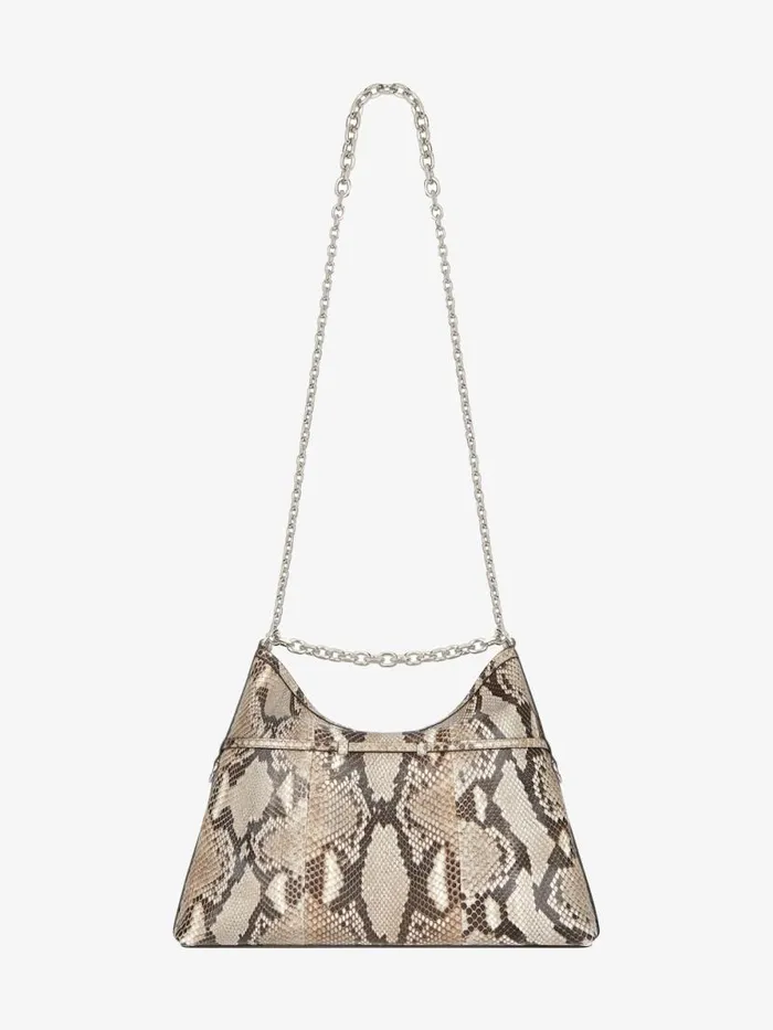 Women Shoulder Bags Givenchy Medium Voyou Chain Bag In Python Greynatural Women Shoulder Bags Givenchy Medium Voyou Chain Bag In Python Greynatural