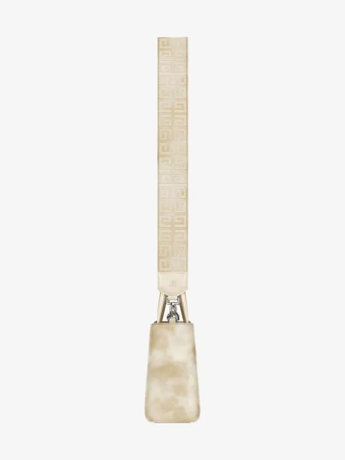 Women Shoulder Bags Givenchy Mini GTote Shopping Bag In 4G Lurex Embroidery Dusty Golden