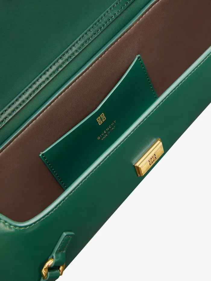 Women Shoulder Bags Givenchy Voyou Clutch Bag In Crocodile Effect Leather Emerald Green Women Shoulder Bags Givenchy Voyou Clutch Bag In Crocodile Effect Leather Emerald Green