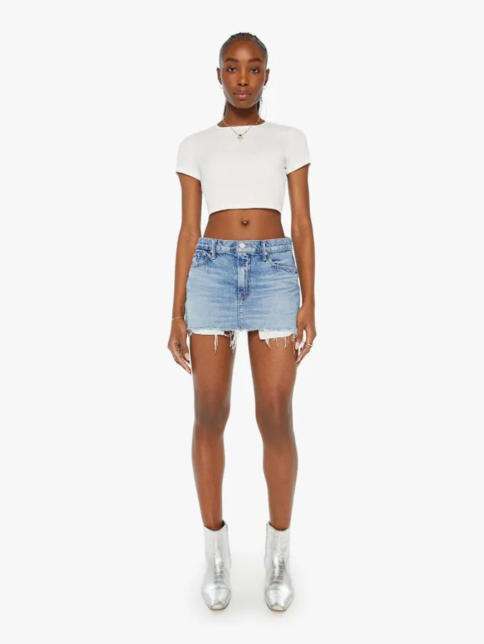 Women Skirts Mother Denim The Teeny Tiny Mini Are We There Yet