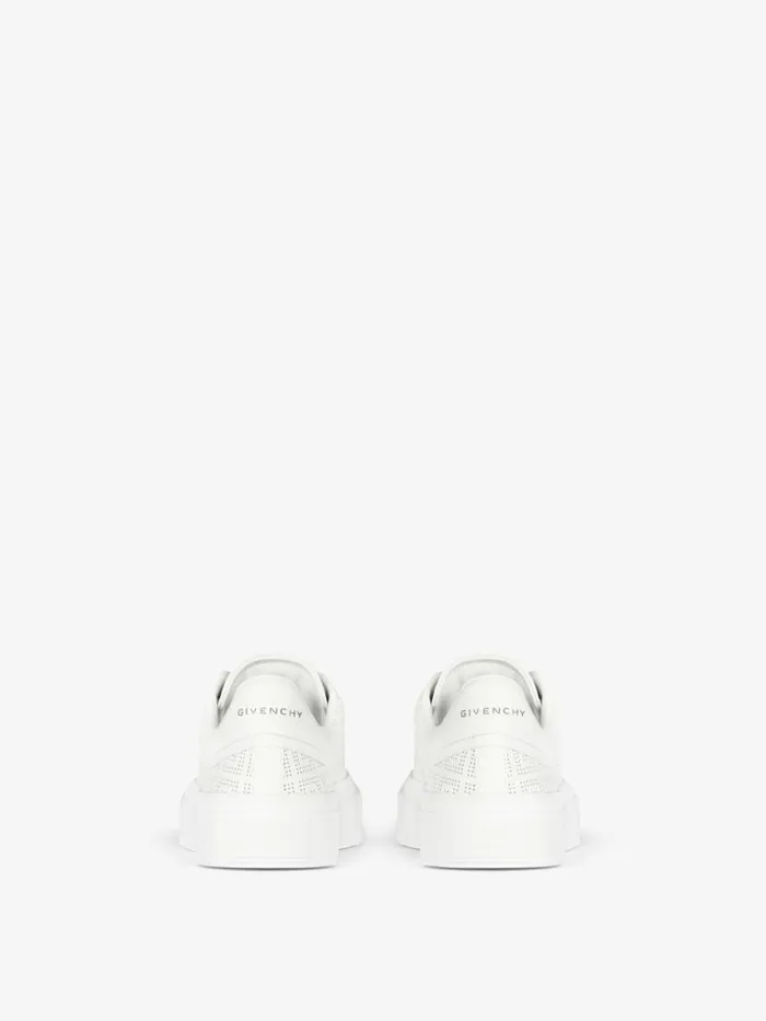 Women Sneakers Givenchy City Sport Sneakers In 4G Perforated Leather White Women Sneakers Givenchy City Sport Sneakers In 4G Perforated Leather White