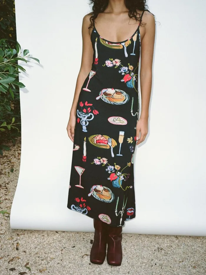 Women Sofia Slip Dress Set The Table Caviar Lisa Says Gah Dresses