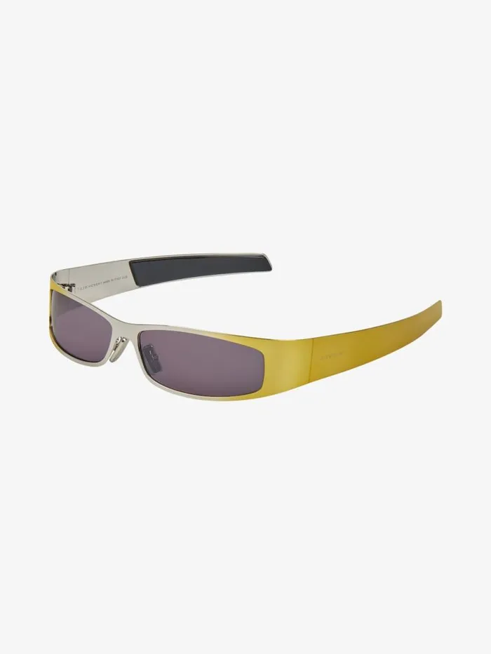 Women Sunglasses Givenchy G Scape Sunglasses In Metal Dark Yellow