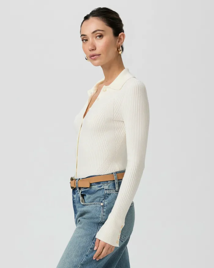 Women Sweaters and Sweatshirts PAIGE Jayde Top 8211 Ivory Women Sweaters and Sweatshirts PAIGE Jayde Top 8211 Ivory