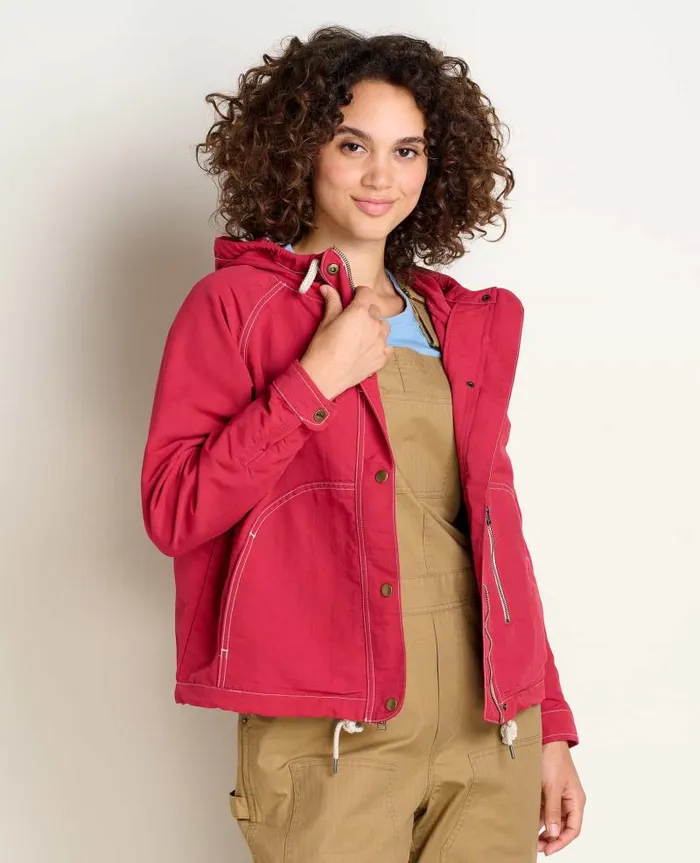 Women Sweaters Jackets and Layers Toad and Co Forester Pass Raglan Jacket Cinnabar