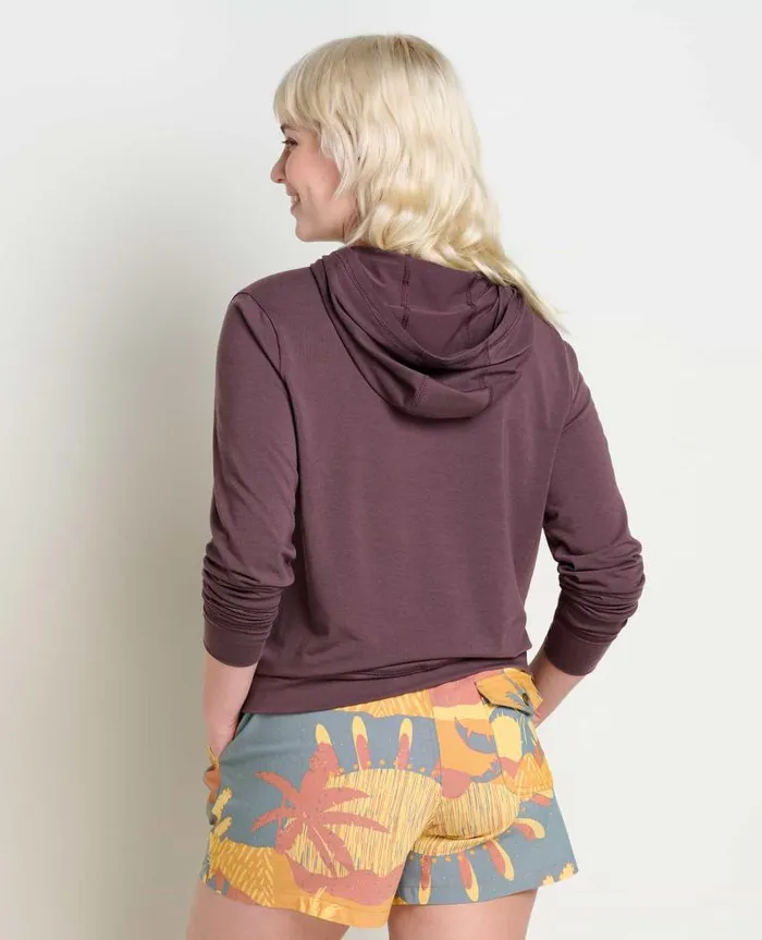 Women Sweaters Jackets and Layers Toad and Co Swifty Hoodie Raisin