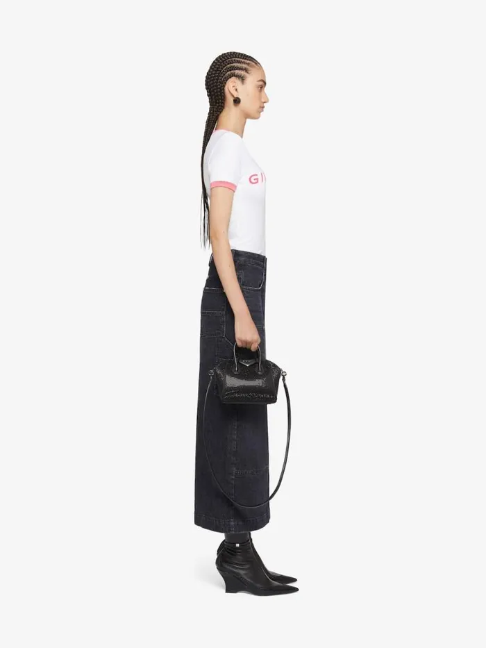 Women TShirts Givenchy GIVENCHY Archetype Slim Fit Tshirt In Cotton Whitepink