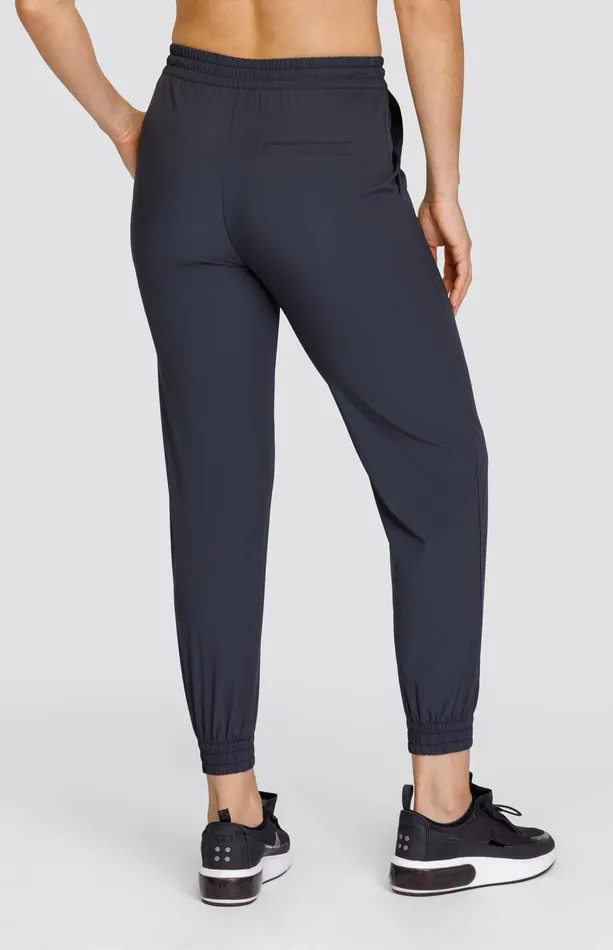 Women Tail Activewear Ankle Pants Issa 27034 Jogger Onyx Black