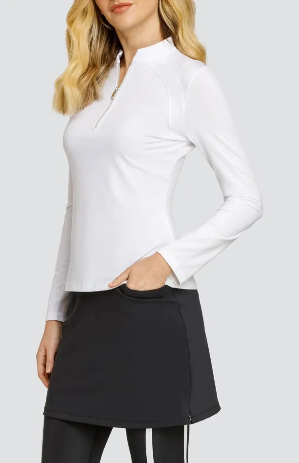 Women Tail Activewear Long Sleeve Chelsi Top Chalk White