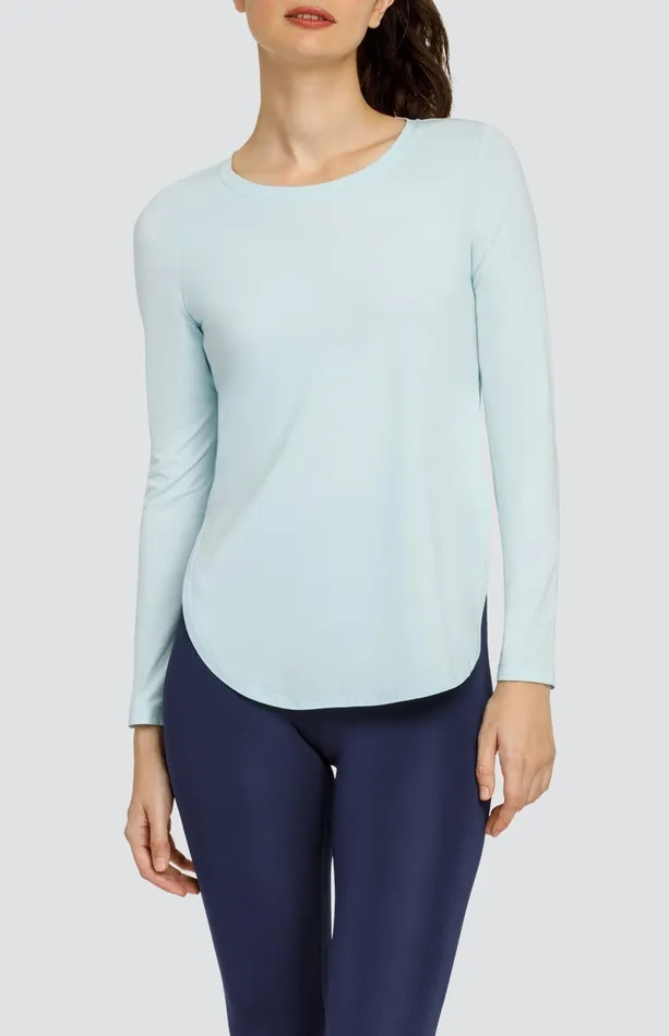 Women Tail Activewear Long Sleeve Panem Top Blue Glow