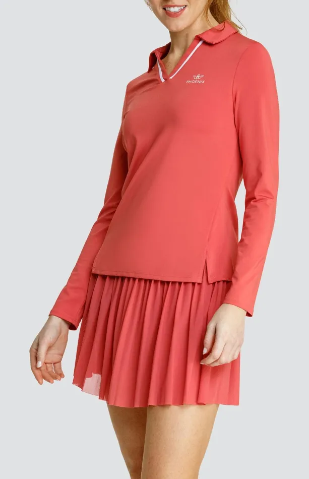 Women Tail Activewear Long Sleeve Saturday Top Cherry Rose