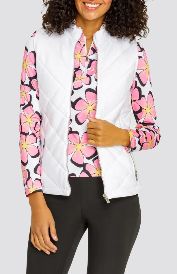 Women Tail Activewear Long Sleeve Trey Top Glimmer Petals