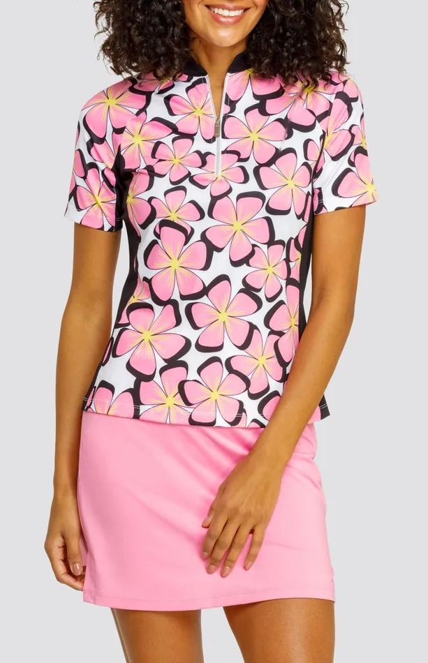 Women Tail Activewear Short Sleeve Alexi Top Glimmer Petals
