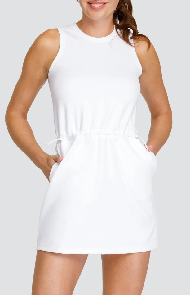 Women Tail Activewear Sleeveless Camp 33034 Dress Chalk White