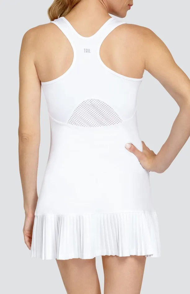 Women Tail Activewear Sleeveless Coletta 32034 Dress Chalk White