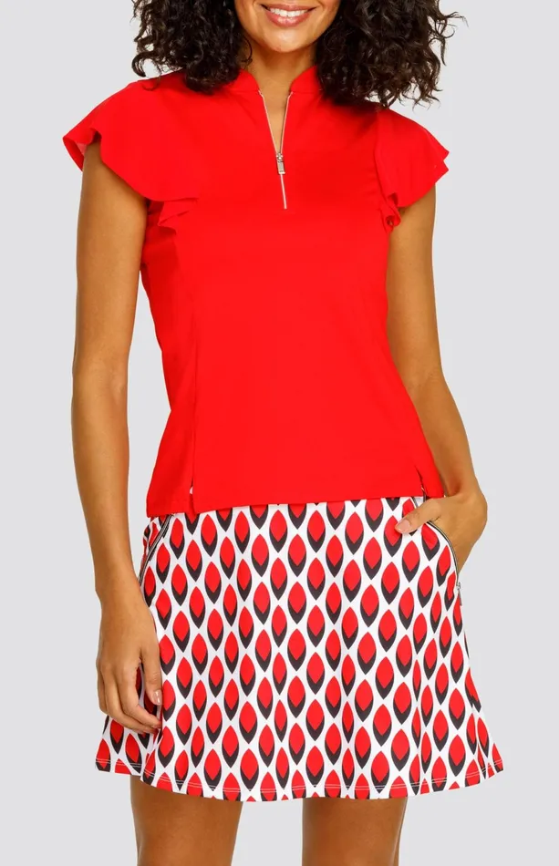 Women Tail Activewear Sleeveless Maribel Top Cardinal