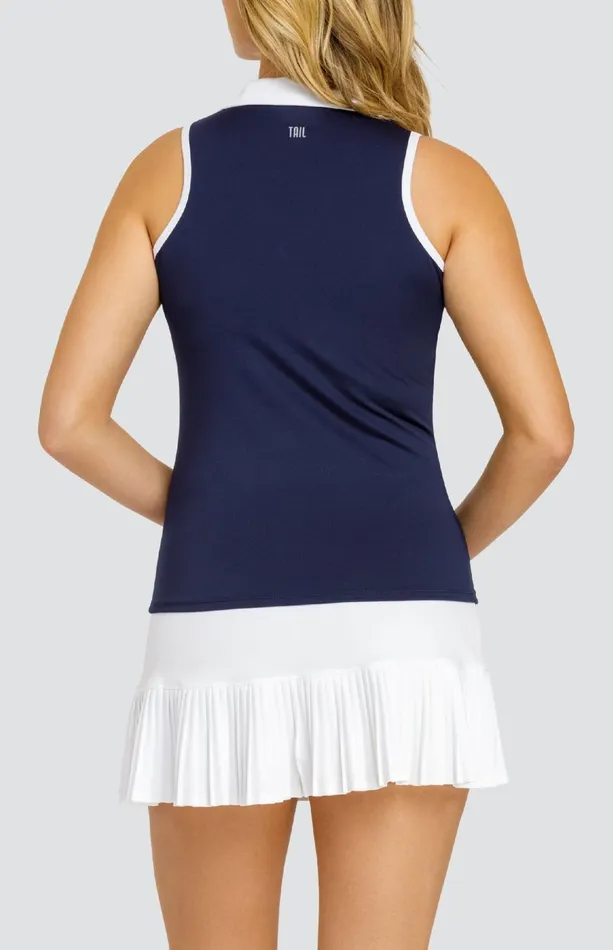 Women Tail Activewear Tanks Sakura Tank Navy Blue