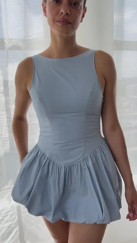 Women Tamara Dress Stone Blue Lisa Says Gah Dresses Women Tamara Dress Stone Blue Lisa Says Gah Dresses