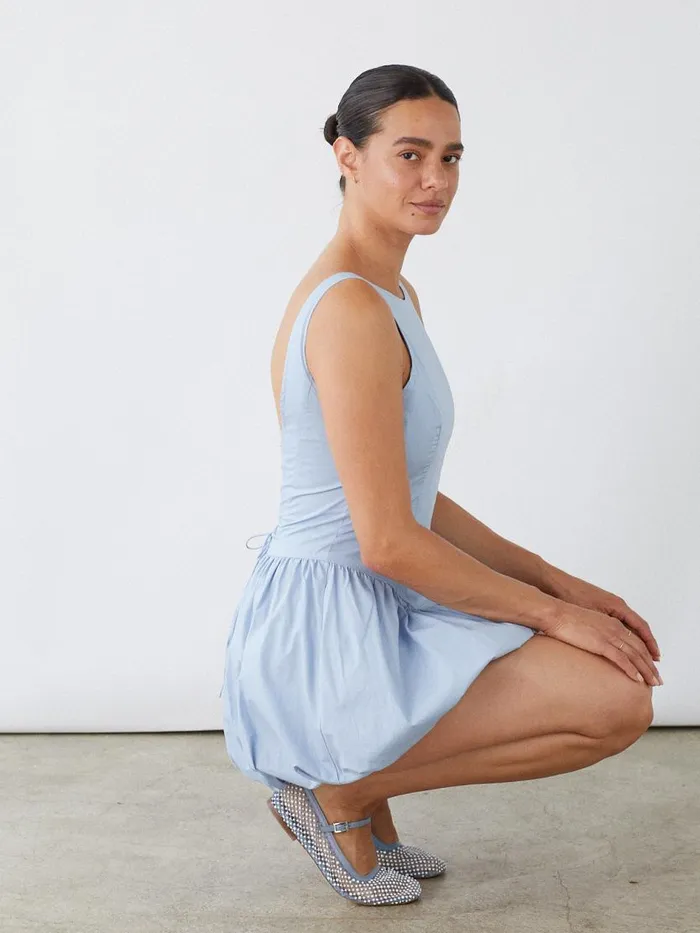 Women Tamara Dress Stone Blue Lisa Says Gah Dresses Women Tamara Dress Stone Blue Lisa Says Gah Dresses
