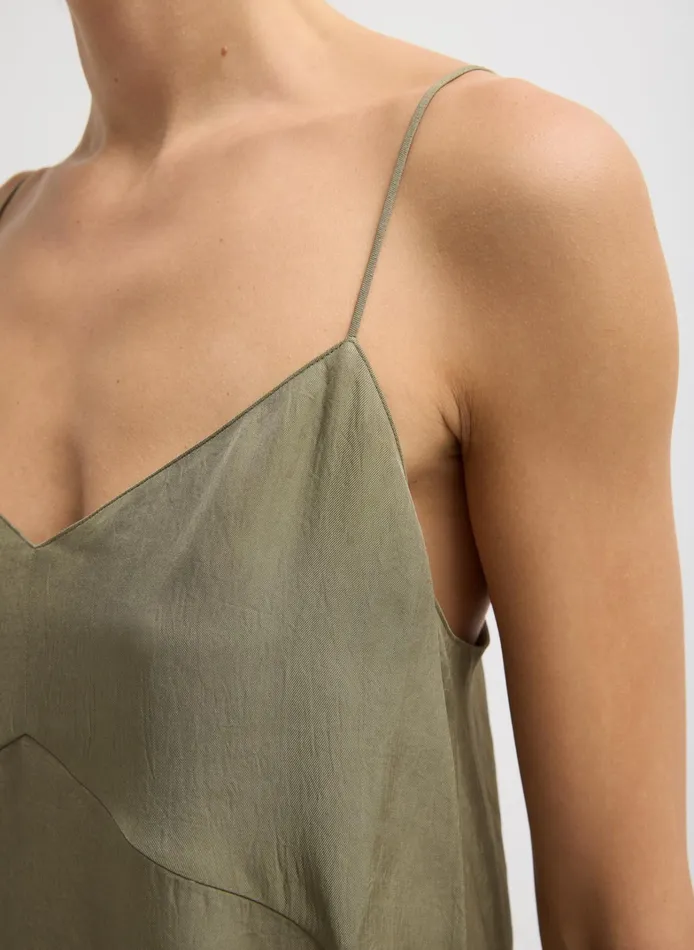 Women Tibi Dresses Lace Applique Slip Dress