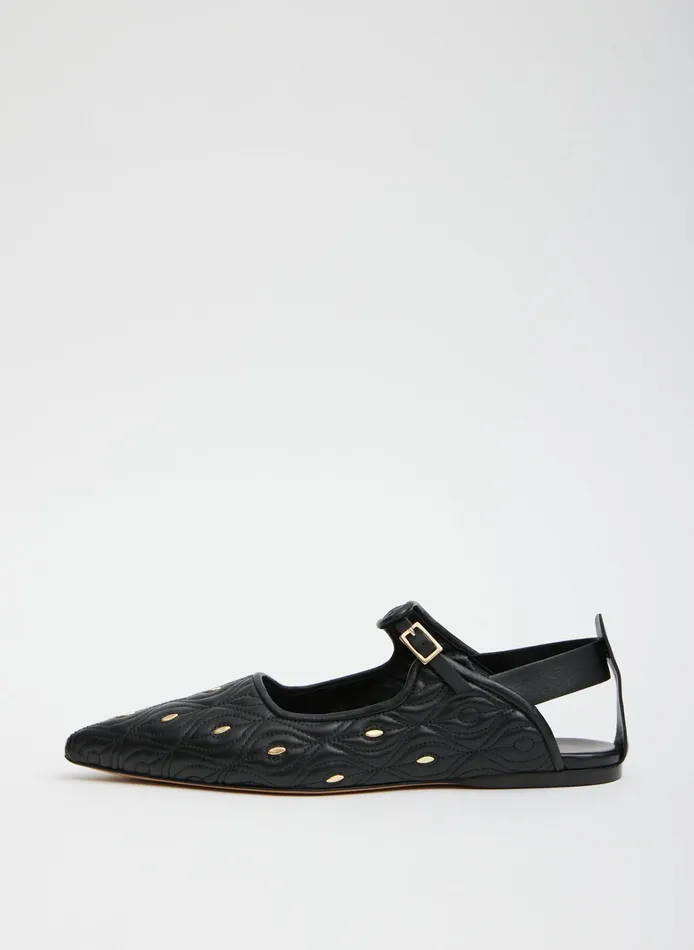 Women Tibi Flats Rudolph Studded Flat