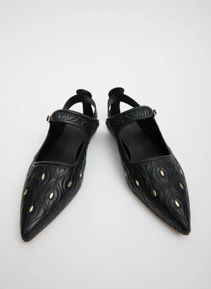 Women Tibi Flats Rudolph Studded Flat