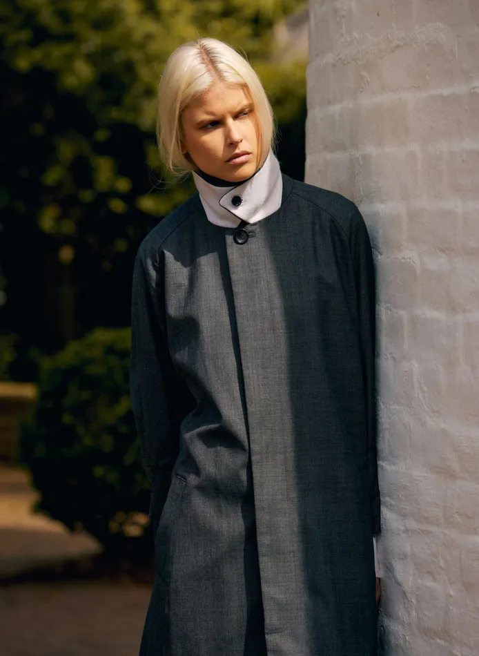 Women Tibi Jackets and Outerwear Ellis Suiting Frank Coat