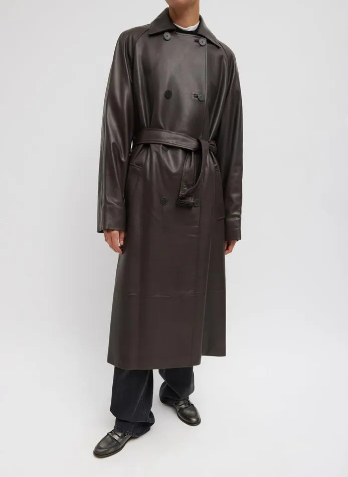 Women Tibi Jackets and Outerwear Leather Trench