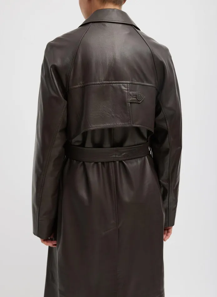 Women Tibi Jackets and Outerwear Leather Trench