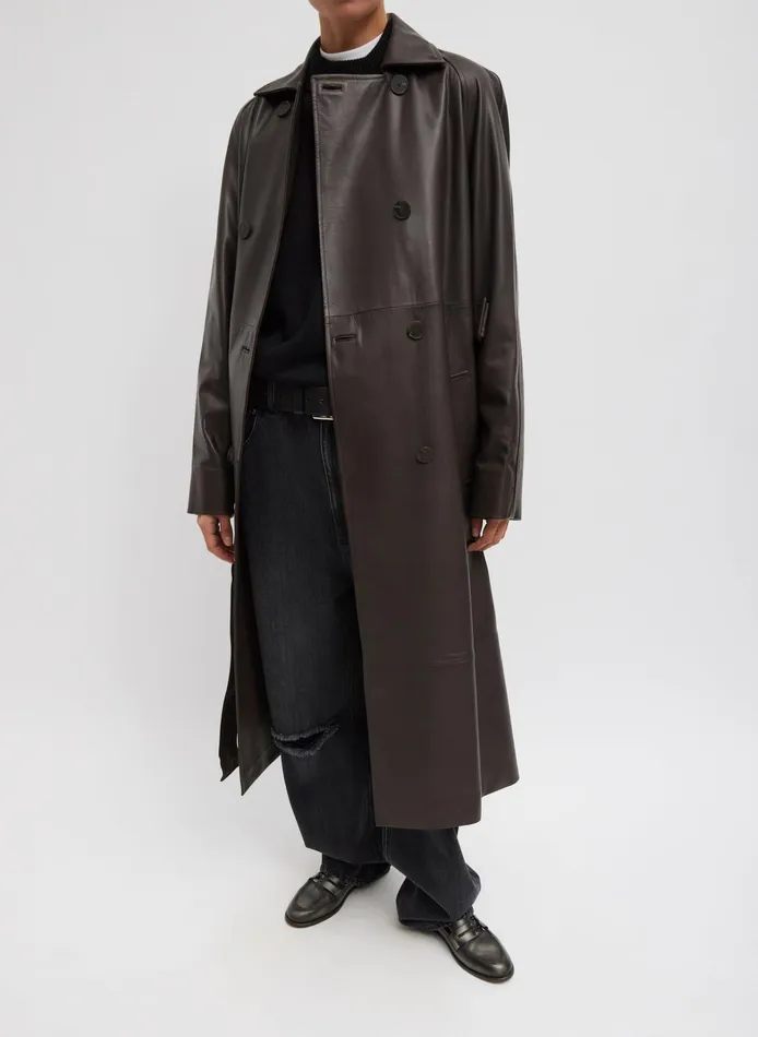 Women Tibi Jackets and Outerwear Leather Trench