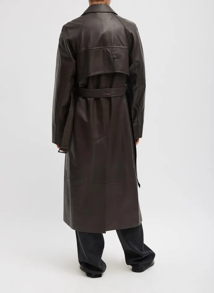 Women Tibi Jackets and Outerwear Leather Trench