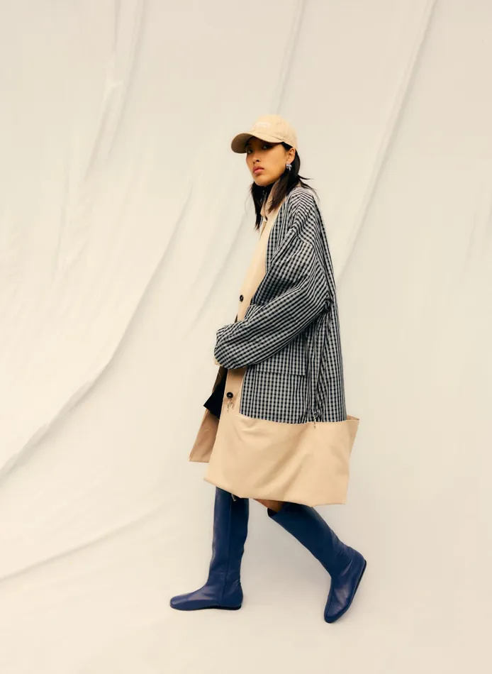 Women Tibi Jackets and Outerwear Reversible Cuffed Trench