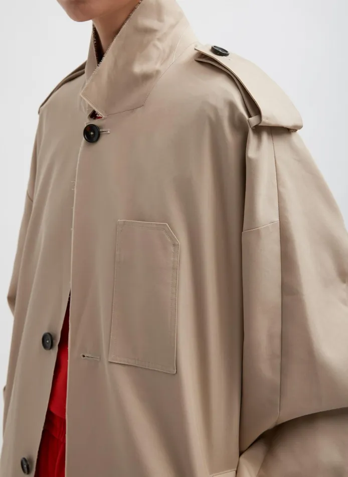 Women Tibi Jackets and Outerwear Reversible Cuffed Trench