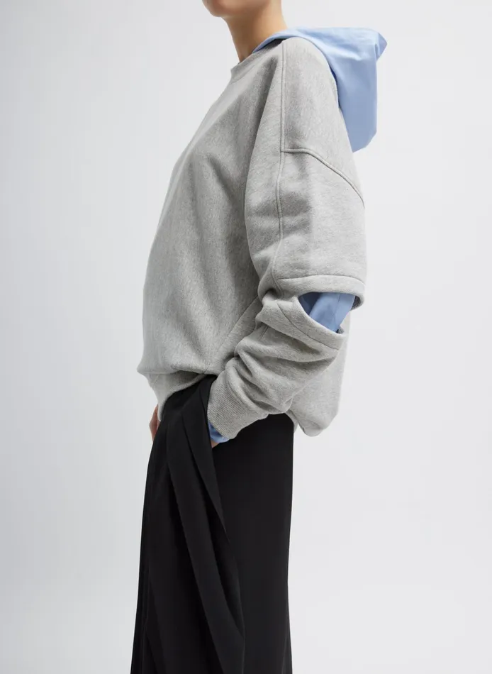Women Tibi Knitwear and Sweatshirts Cocoon Crewneck Sweatshirt