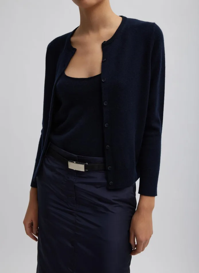 Women Tibi Knitwear and Sweatshirts Washable Cashmere Shrunken Cardigan