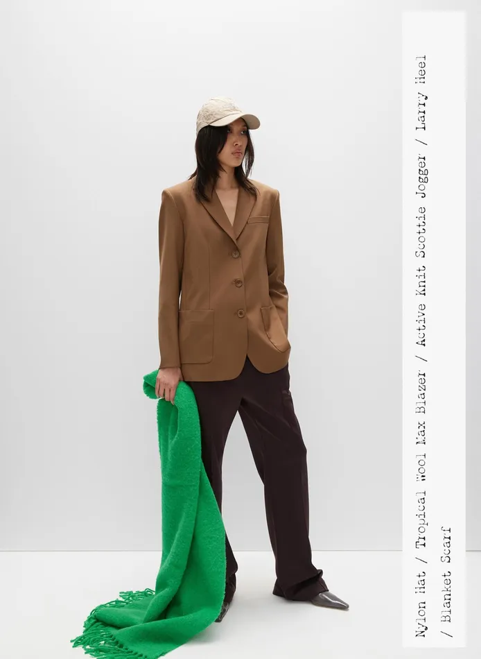 Women Tibi Pants and Shorts Active Knit Scottie Jogger