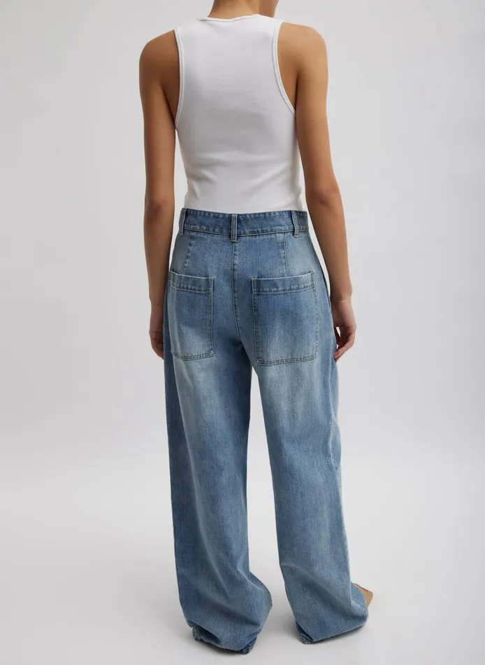 Women Tibi Pants and Shorts Classic Wash Stella Jean