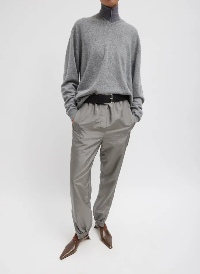 Women Tibi Pants and Shorts Crispy Nylon Kat Jogger