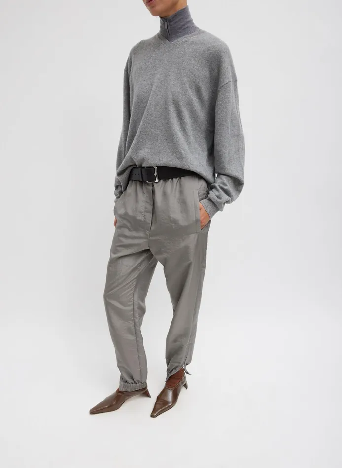 Women Tibi Pants and Shorts Crispy Nylon Kat Jogger