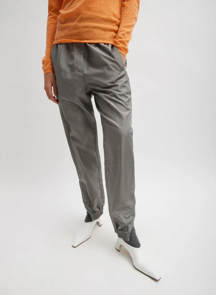 Women Tibi Pants and Shorts Crispy Nylon Kat Jogger