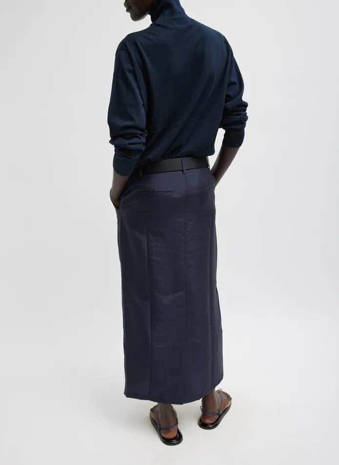 Women Tibi Skirts Crispy Nylon Maxi Skirt