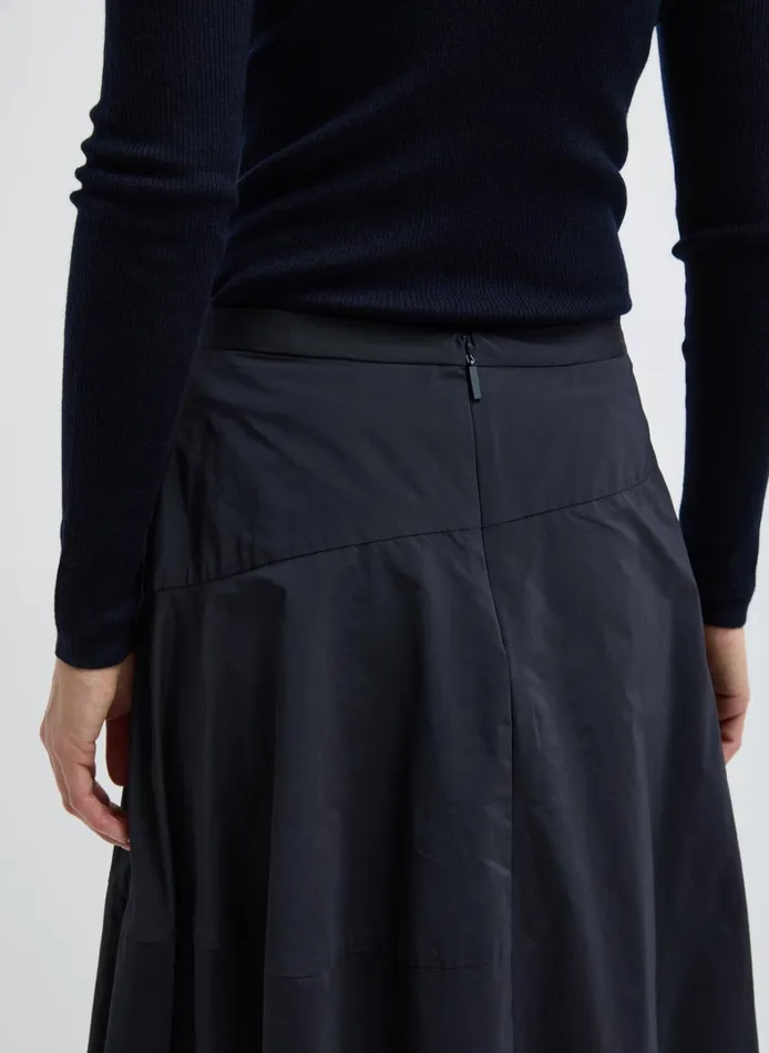 Women Tibi Skirts Nylon Asymmetrical Balloon Skirt