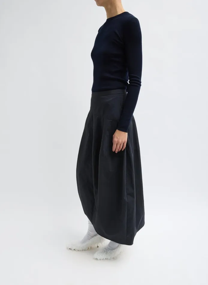 Women Tibi Skirts Nylon Asymmetrical Balloon Skirt