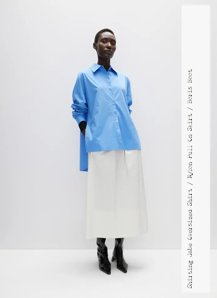 Women Tibi Skirts Nylon Pull On Full Skirt